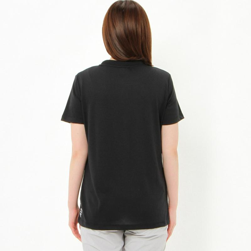 レディース　綿タッチプリント半袖Ｔシャツ【吸汗速乾・ＵＶケア】