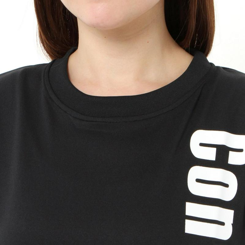 レディース　綿タッチプリント半袖Ｔシャツ【吸汗速乾・ＵＶケア】