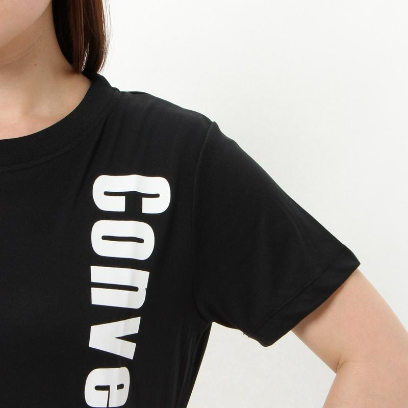 レディース　綿タッチプリント半袖Ｔシャツ【吸汗速乾・ＵＶケア】