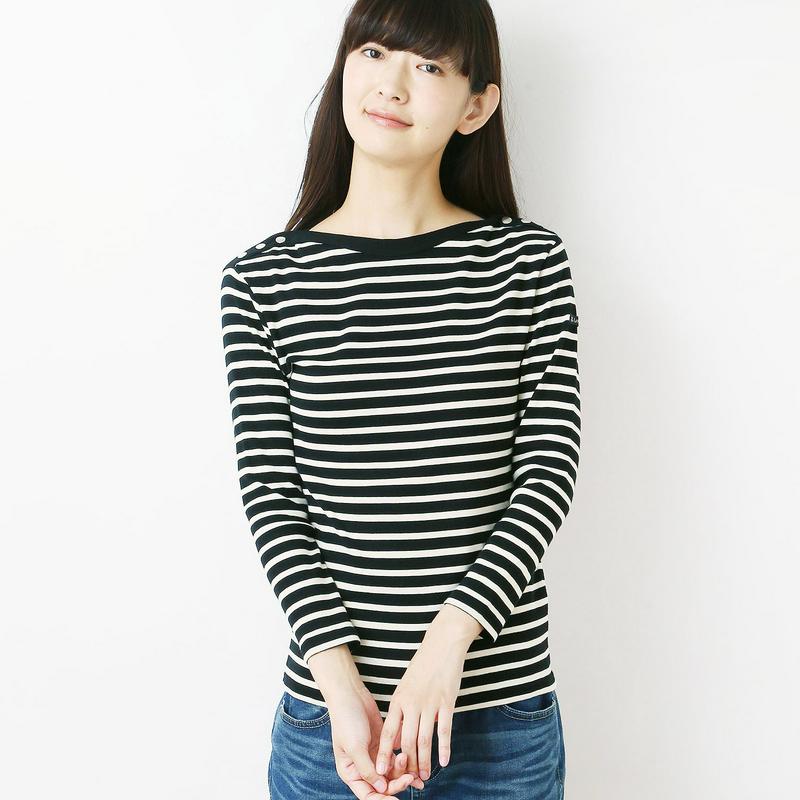 Ｌｅ　Ｍｉｎｏｒ（ルミノア）［別注カラーあり］スムース肩ボタンカットソープルオーバー