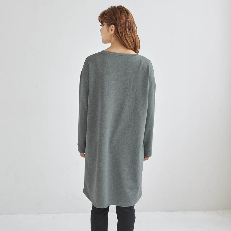 刺繍ミニ裏毛チュニック「ピーター・パン／ティンカー・ベル」