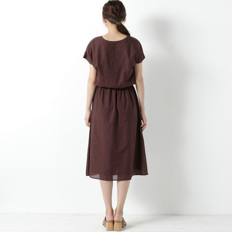 【３／２５（水）で販売終了】Ｖネックワンピース【９ＡＲ～１９ＡＢＲ】