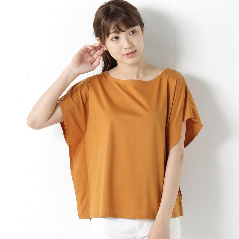 シルケット上品カットソー