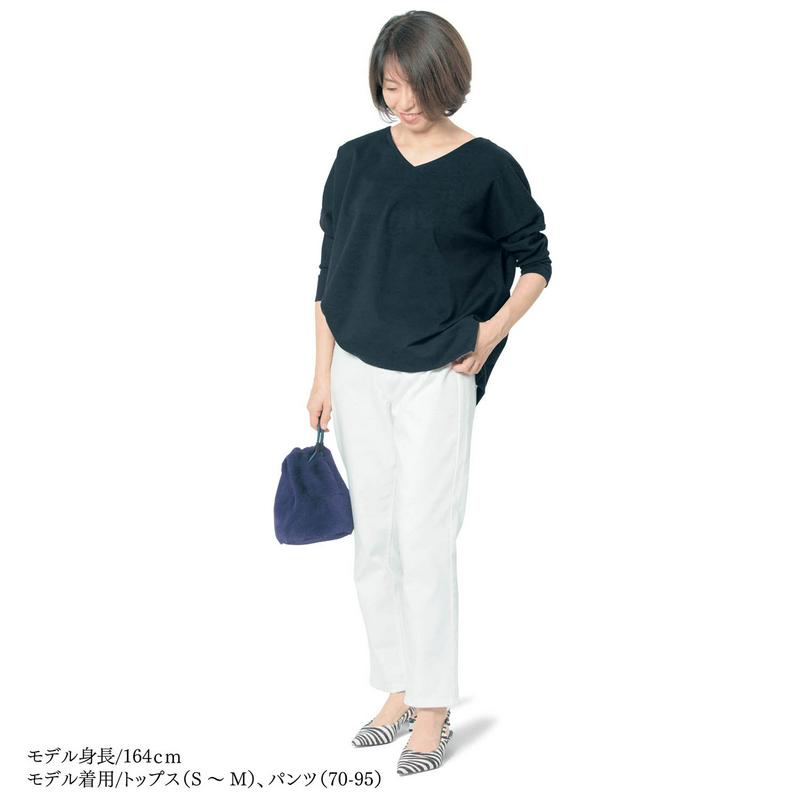 【ＳＴＹＬＥ　ＳＮＡＰコラボ】なめらかな着心地のボリュームカットソープルオーバー