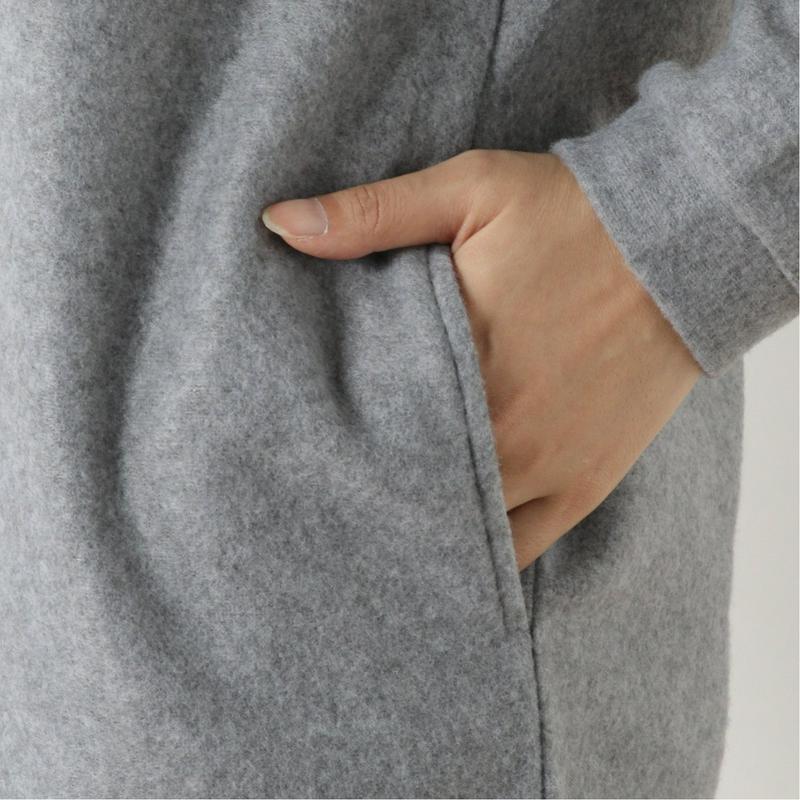 あったか起毛素材のロングワンピース