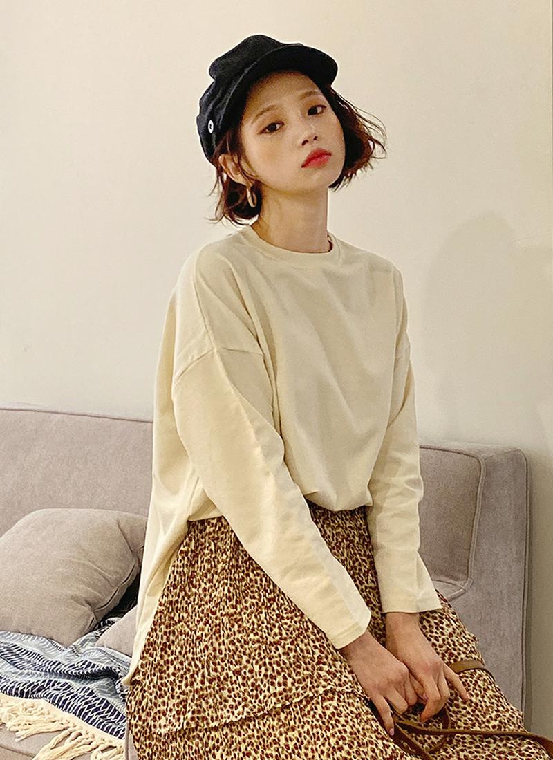 スリットボクシーTシャツ・全3色