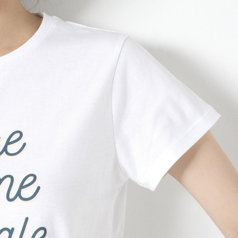 レディース　メッセージロゴ　Ｔシャツ　吸汗速乾
