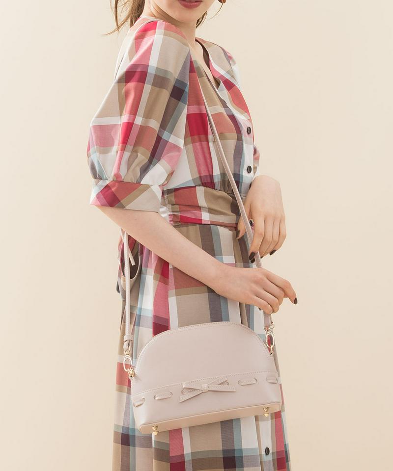 ステッチリボンショルダーBAG