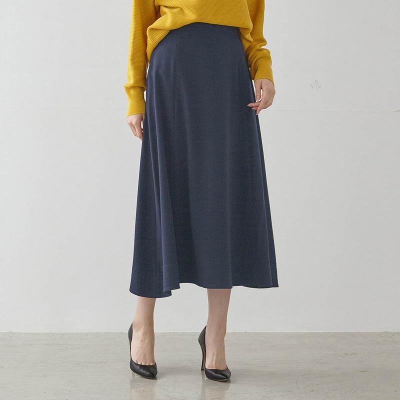 【ＳＴＹＬＥ　ＳＮＡＰコラボ】下腹ポッコリしにくいすっきりロングスカート