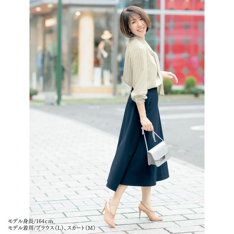 【ＳＴＹＬＥ　ＳＮＡＰコラボ】下腹ポッコリしにくいすっきりロングスカート