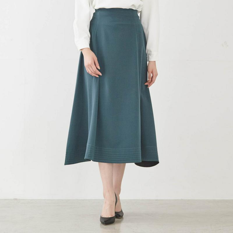 【ＳＴＹＬＥ　ＳＮＡＰコラボ】下腹ポッコリしにくいすっきりロングスカート