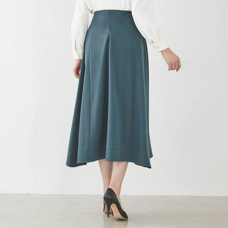 【ＳＴＹＬＥ　ＳＮＡＰコラボ】下腹ポッコリしにくいすっきりロングスカート