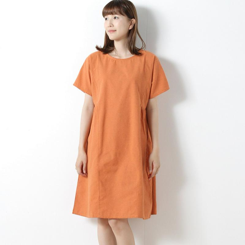 【３／２５（水）で販売終了】サイドギャザーワンピース