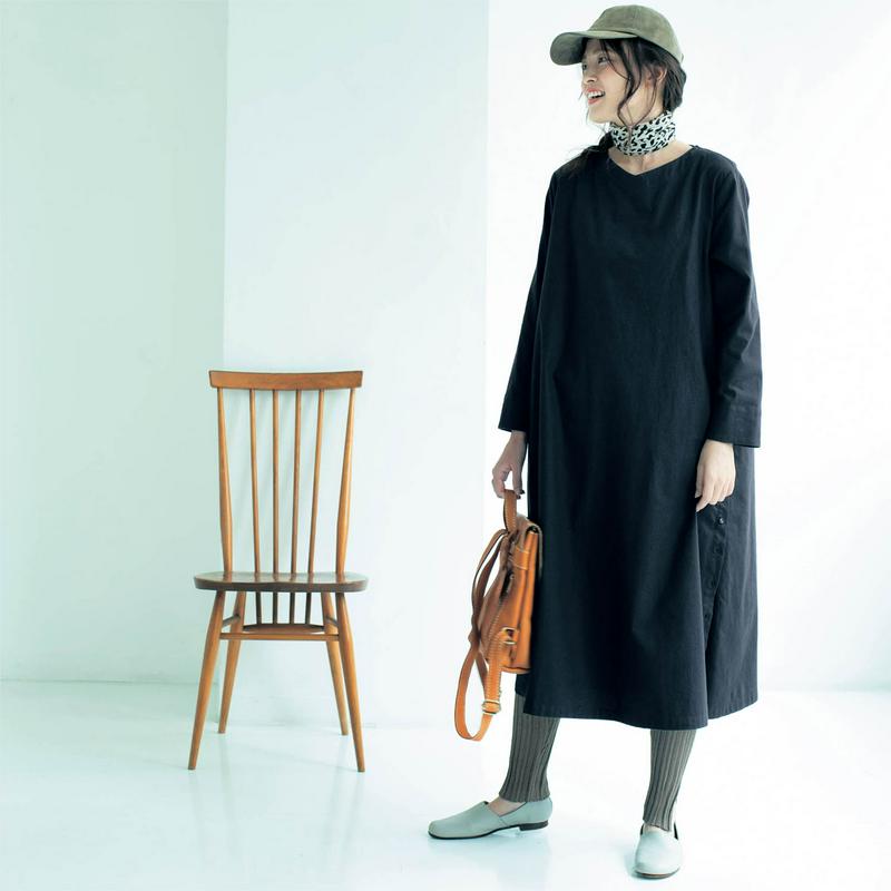 リラックスシルエットワンピース