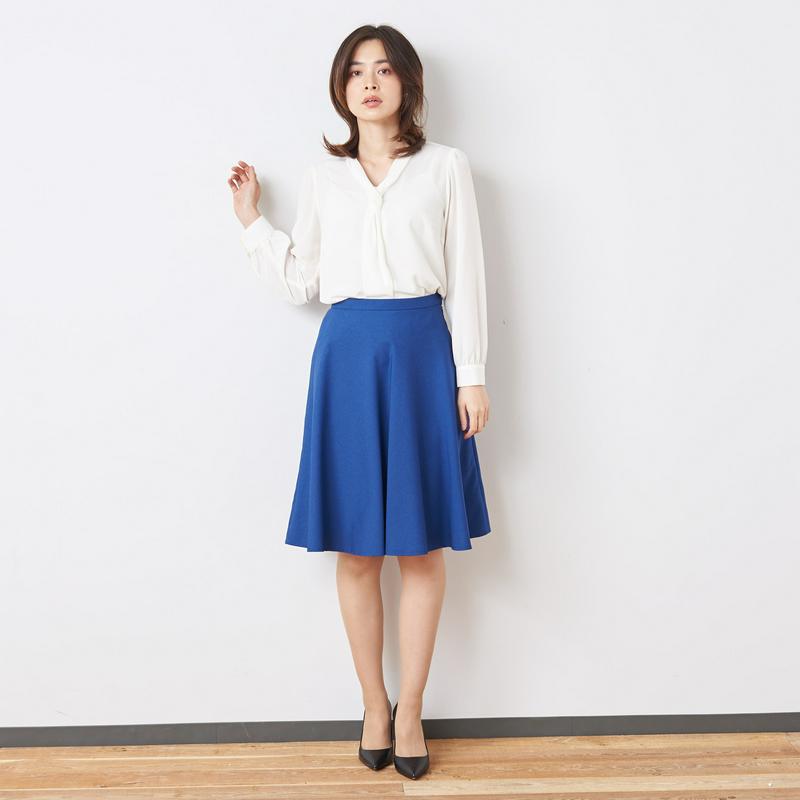 【アウトレット価格】美シルエットサーキュラースカート【５８～８８】［日本製］