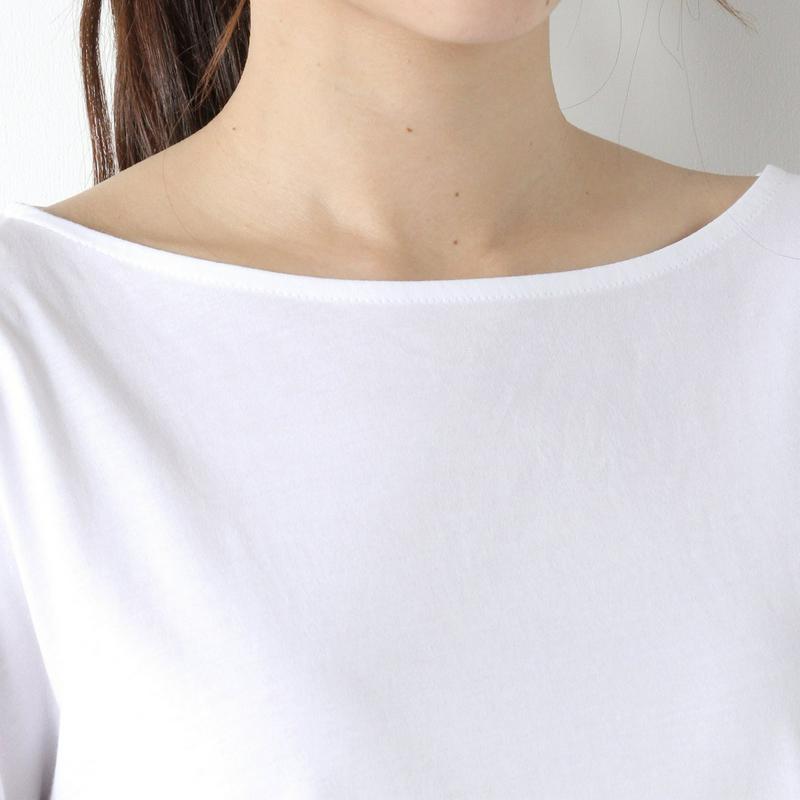 【接触冷感】フレア袖で二の腕カバー◎やわらか綿素材フレア袖Ｔシャツ