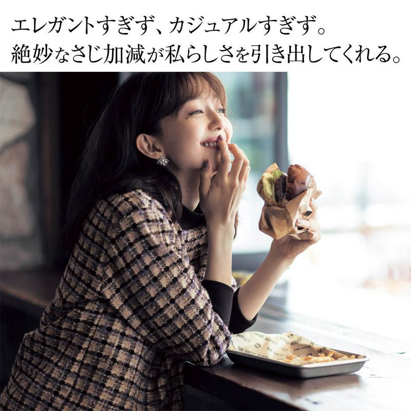 フリンジ使いツイードプルオーバー