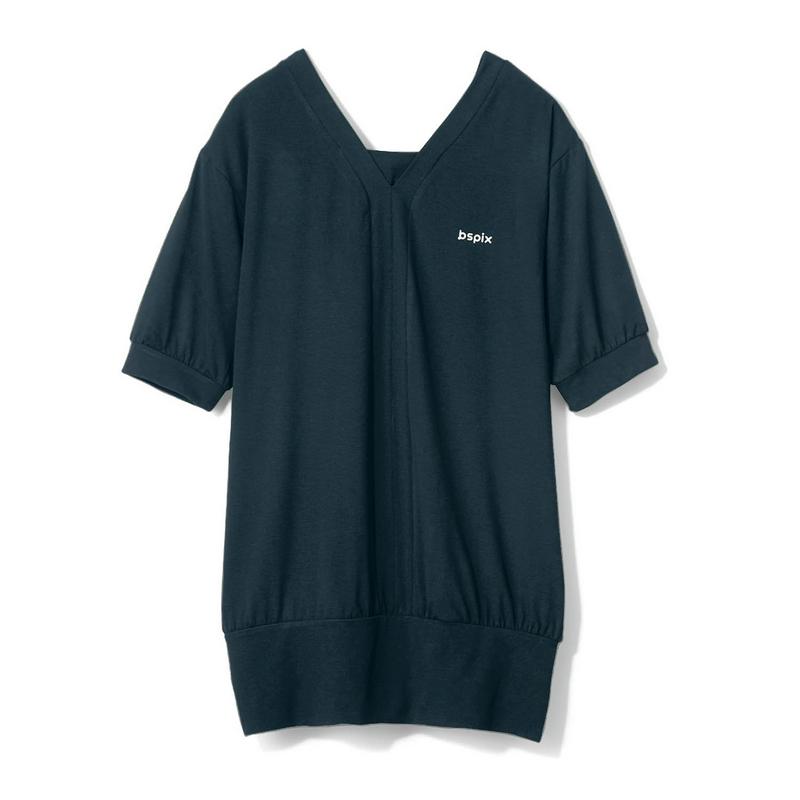 まとめ買いでお得！ＶネックチュニックＴシャツ【Ｓ～３Ｌ】