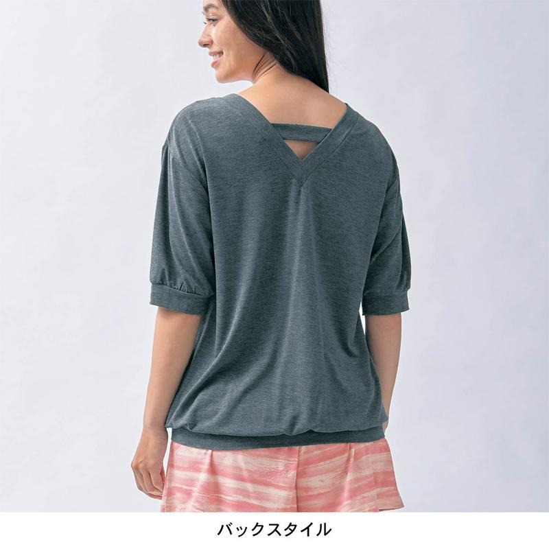 まとめ買いでお得！ＶネックチュニックＴシャツ【Ｓ～３Ｌ】