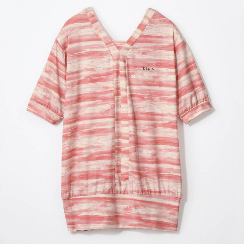 まとめ買いでお得！ＶネックチュニックＴシャツ【Ｓ～３Ｌ】