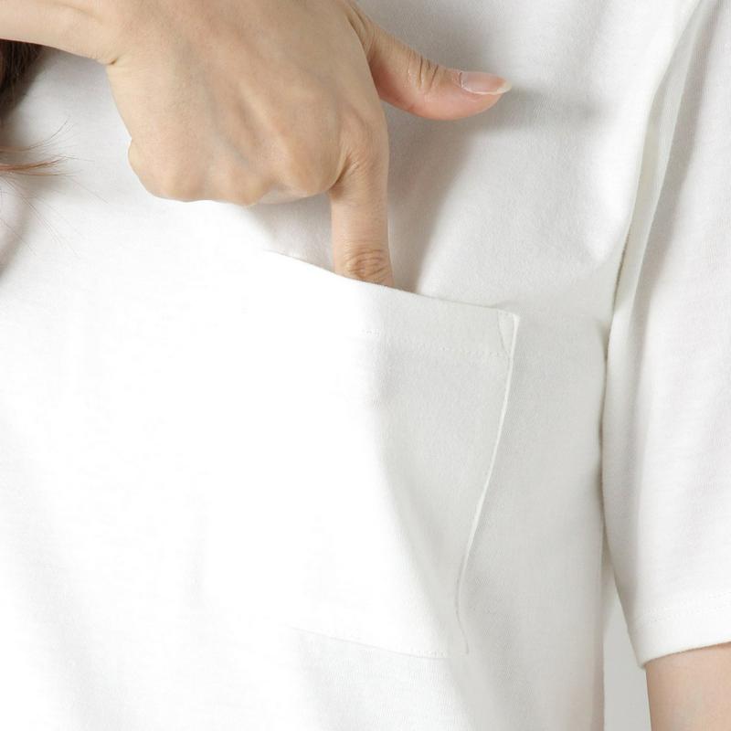 【汗染み防止＆抗菌防臭】ポケット付きＶネック半袖Ｔシャツ