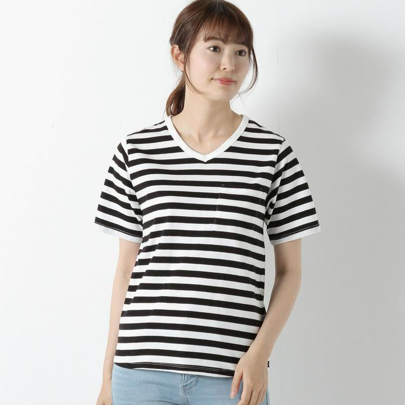 【汗染み防止＆抗菌防臭】ポケット付きＶネック半袖Ｔシャツ