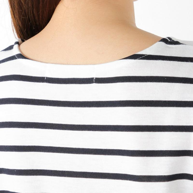 ミッキーポケット付切替チュニックＴシャツ
