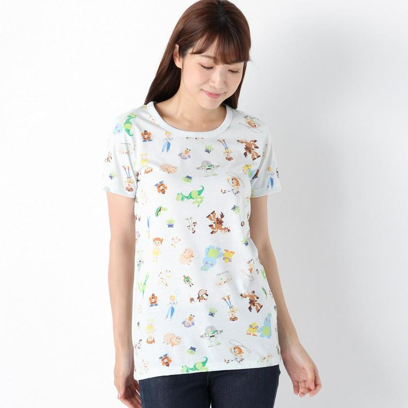 トイ・ストーリー半袖総柄プリントＴシャツ