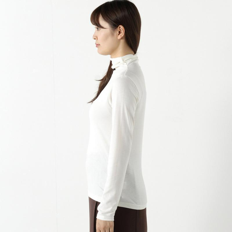 インナーにも◎発熱保温ハイネック長袖Ｔシャツ（ページワン/PAGE ONE）