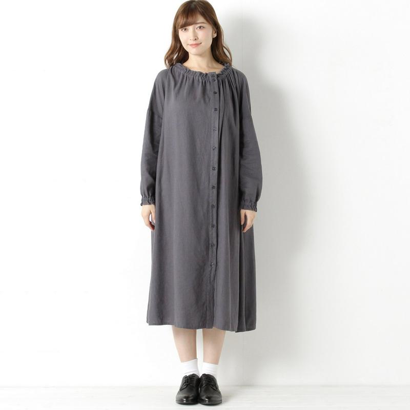 麻レーヨンの２ｗａｙワンピース