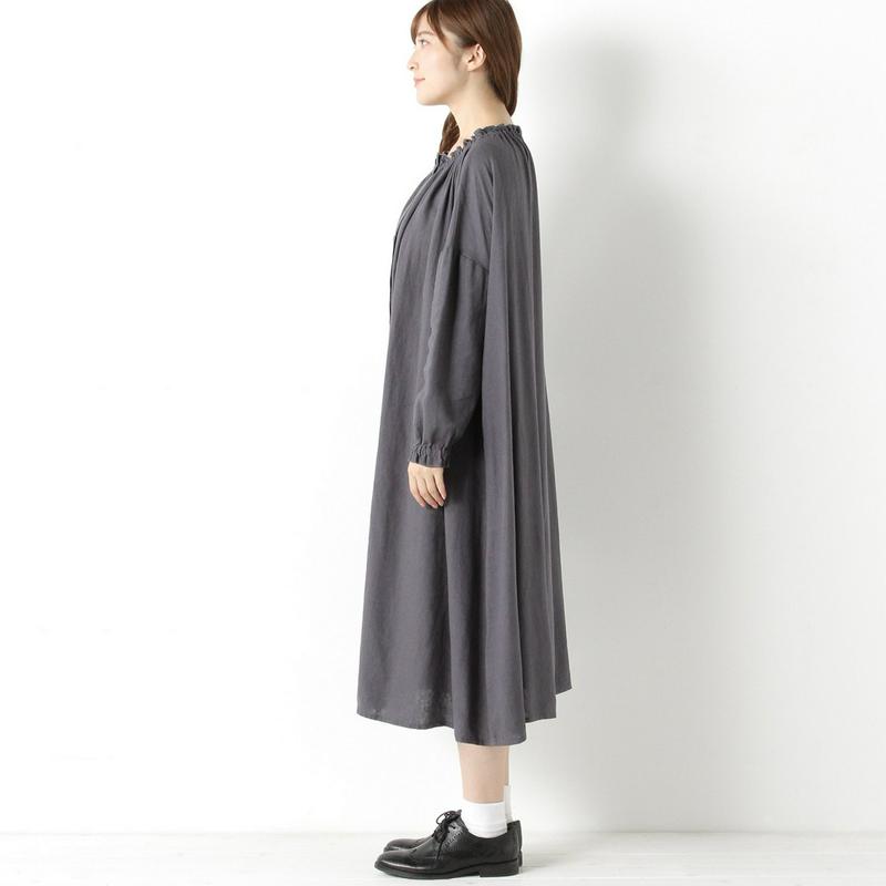 麻レーヨンの２ｗａｙワンピース