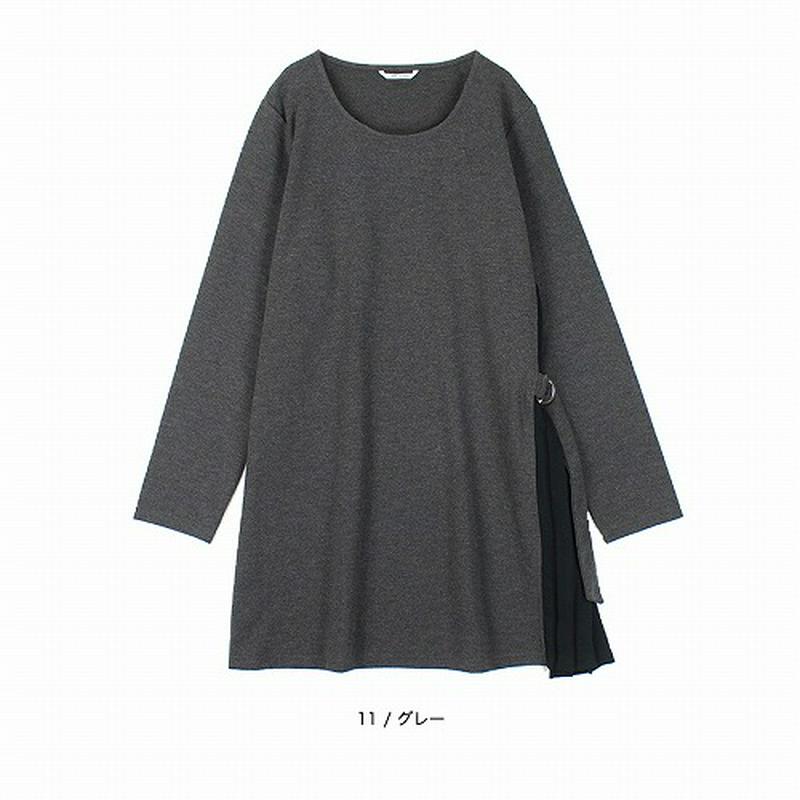 サイドプリーツチュニック【ＬＬ～５Ｌ】