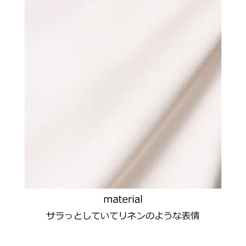 【ＳＴＹＬＥ　ＳＮＡＰ掲載】【セットアップ可】リネンライクひさし袖ブラウス【Ｓ～３Ｌ】