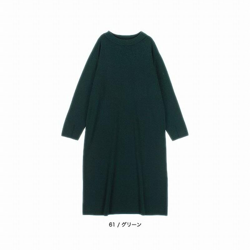 ボトルネック二ットワンピース【ＬＬ～５Ｌ】