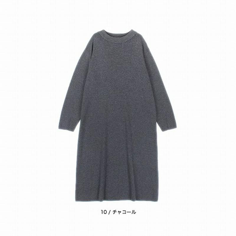 ボトルネック二ットワンピース【ＬＬ～５Ｌ】