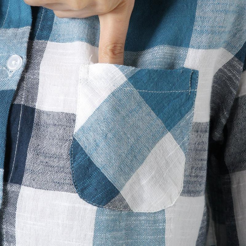 シルケット加工でしなやかな肌触り◎コットンスラブシャツ【Ｍ～４Ｌ】