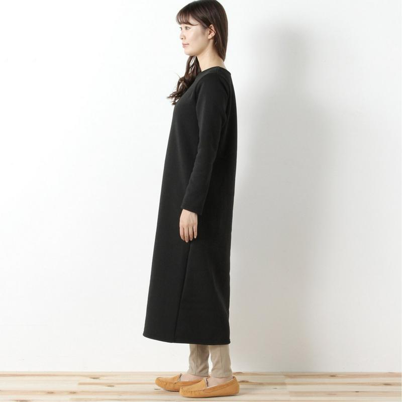 何枚でも欲しい◎あったか裏起毛のＡラインワンピース