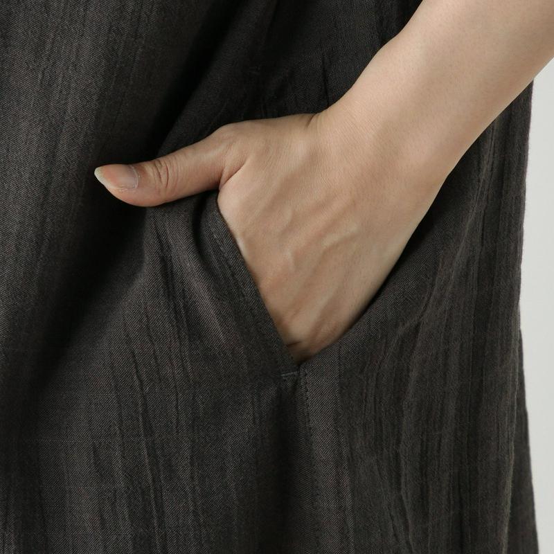 着心地の良い楊柳シャツチュニック