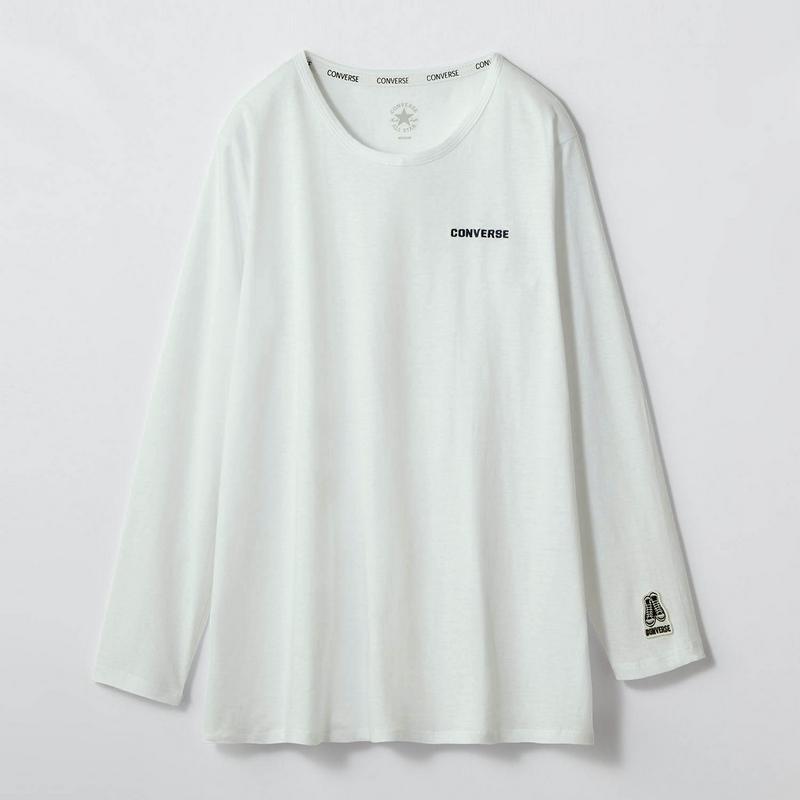 長め丈がうれしい！天竺ワンポイント刺しゅうロング丈Ｔシャツ