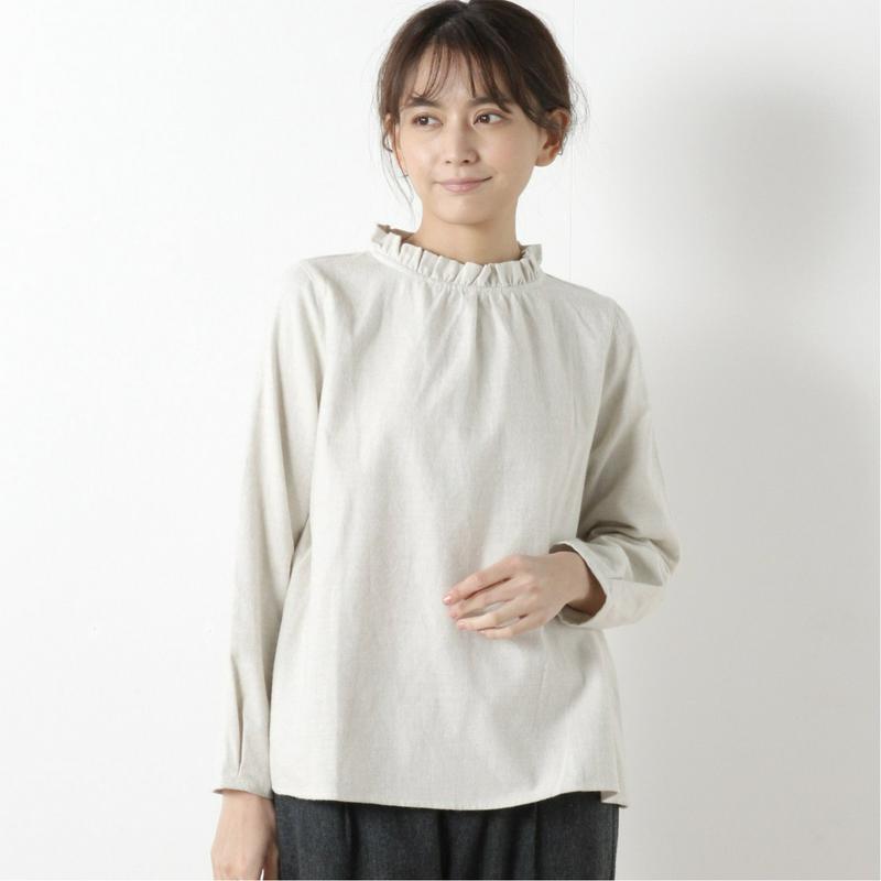 選べる５柄展開◎衿フリルブラウス