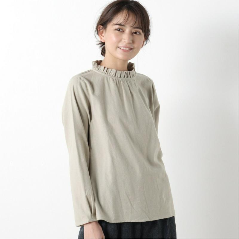 選べる５柄展開◎衿フリルブラウス