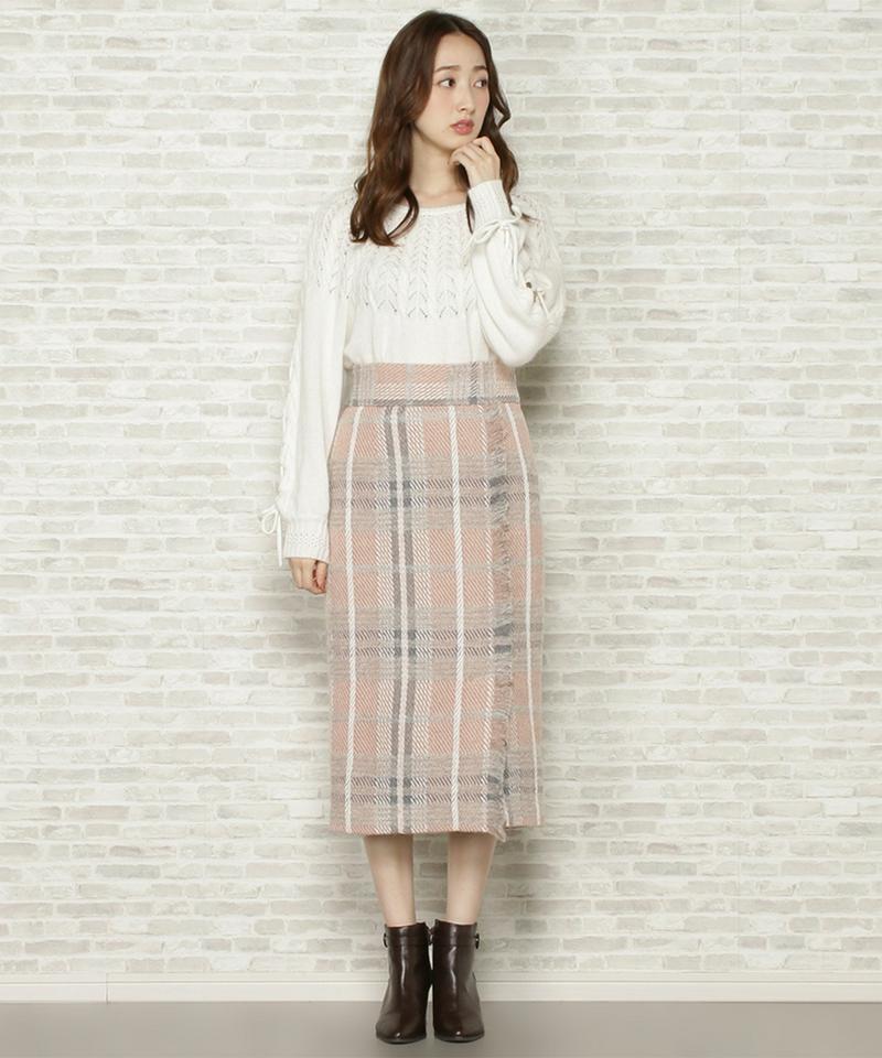 レトロロービングチェックスカート