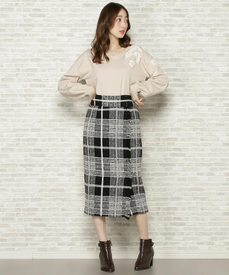 レトロロービングチェックスカート