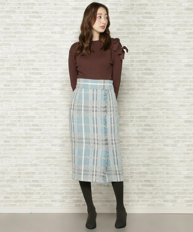 レトロロービングチェックスカート