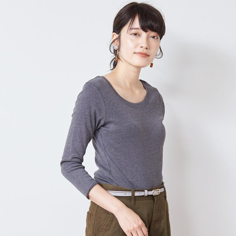 【５色展開】フライス生地でしっかりした８分袖Ｔシャツ【Ｍ～４Ｌ】（manoamano／マノアマノ）