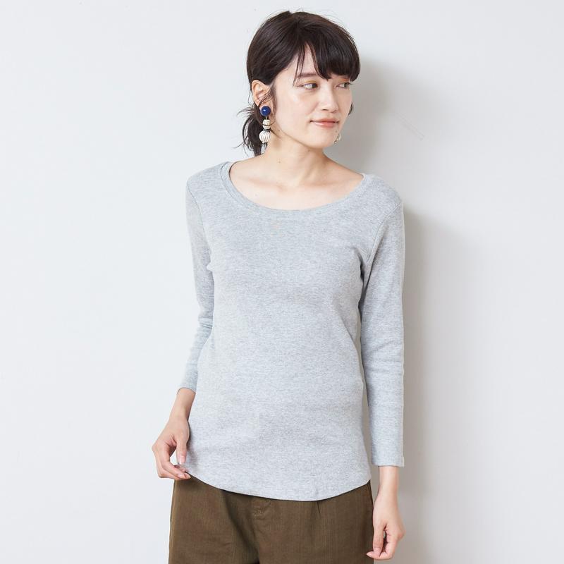 【５色展開】フライス生地でしっかりした８分袖Ｔシャツ【Ｍ～４Ｌ】（manoamano／マノアマノ）