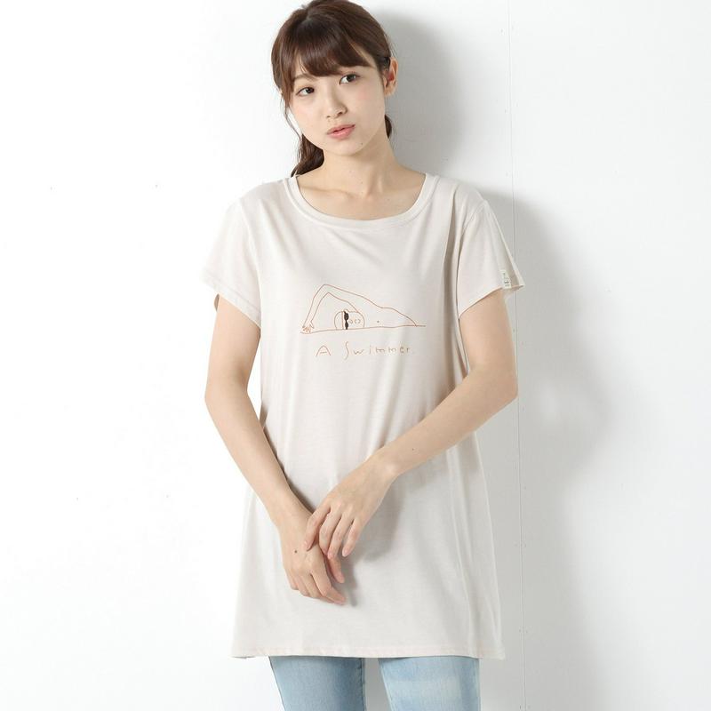選べる１０柄展開◎ＵＶ・ＤＲＹ加工綿混ロングＴシャツ