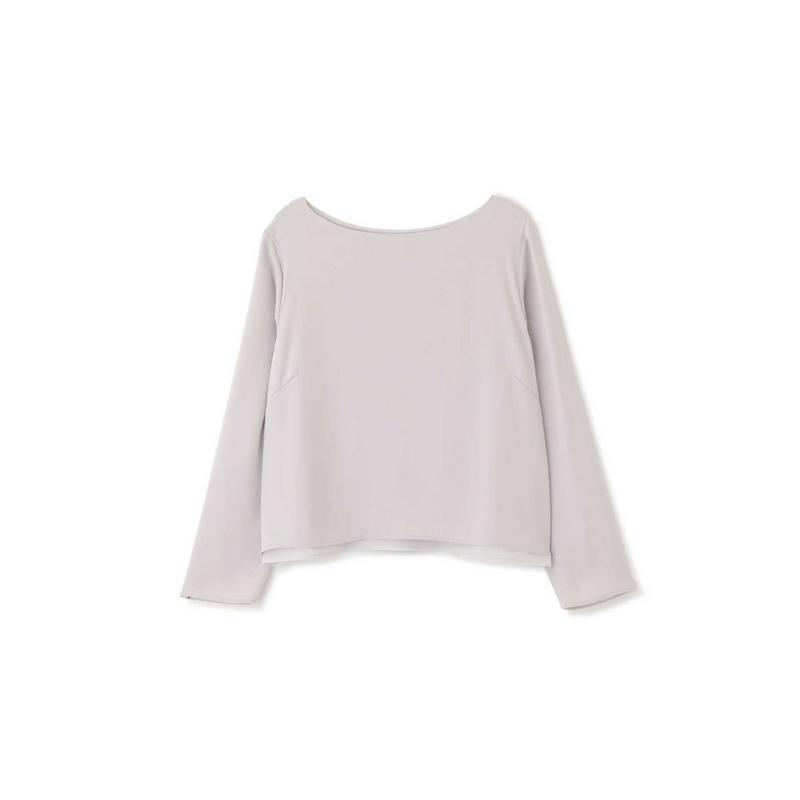 シフォンコンビブラウス