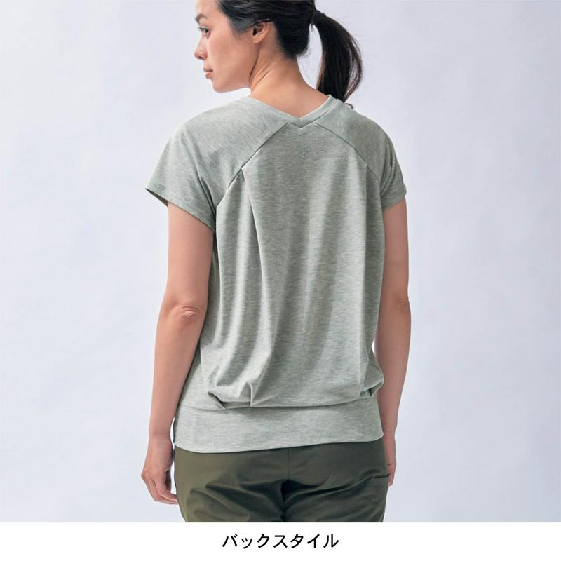 まとめ買いでお得！綿ライクバックタックチュニック【Ｓ～３Ｌ】