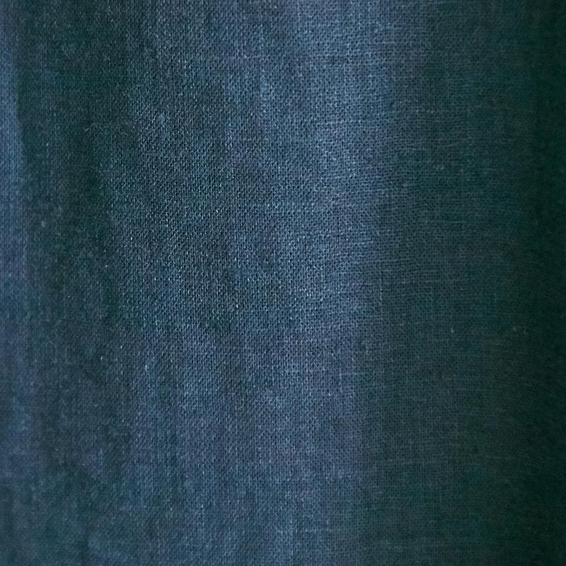 リネンレーヨン素材のフレンチ袖ワンピース【再入荷】【Ｍ～３Ｌ】（ディージーワイ/D*g*y）